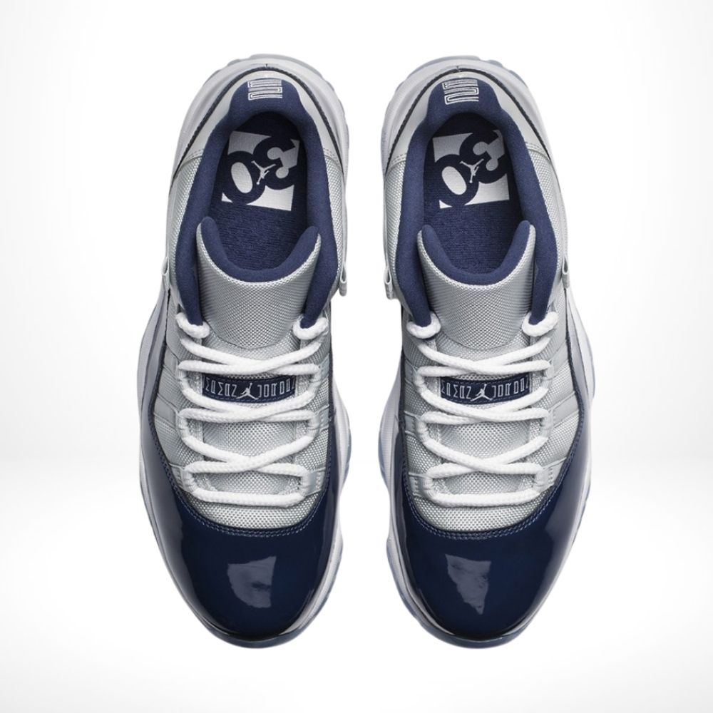 Air Jordan 11 Retro Low Georgetown Grey Navy