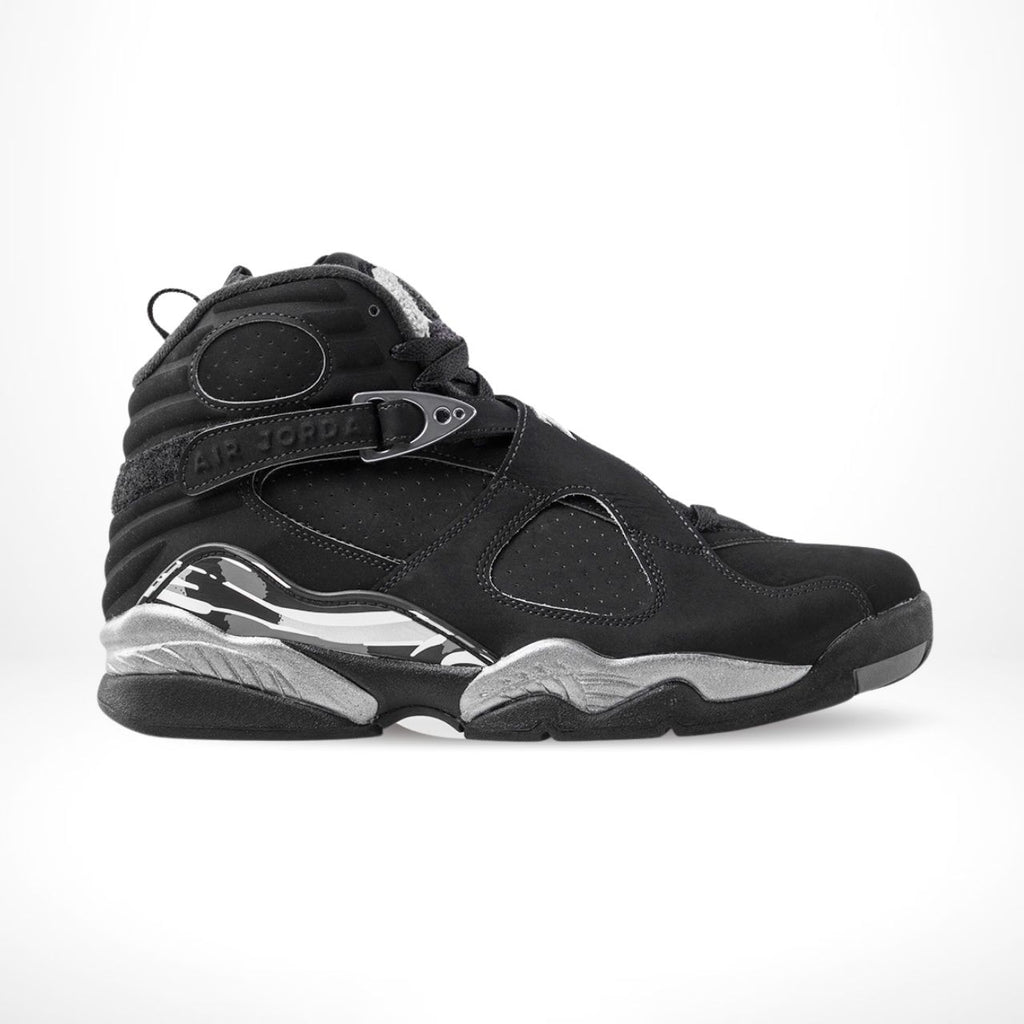 Air Jordan 8 Retro Chrome Triple Black