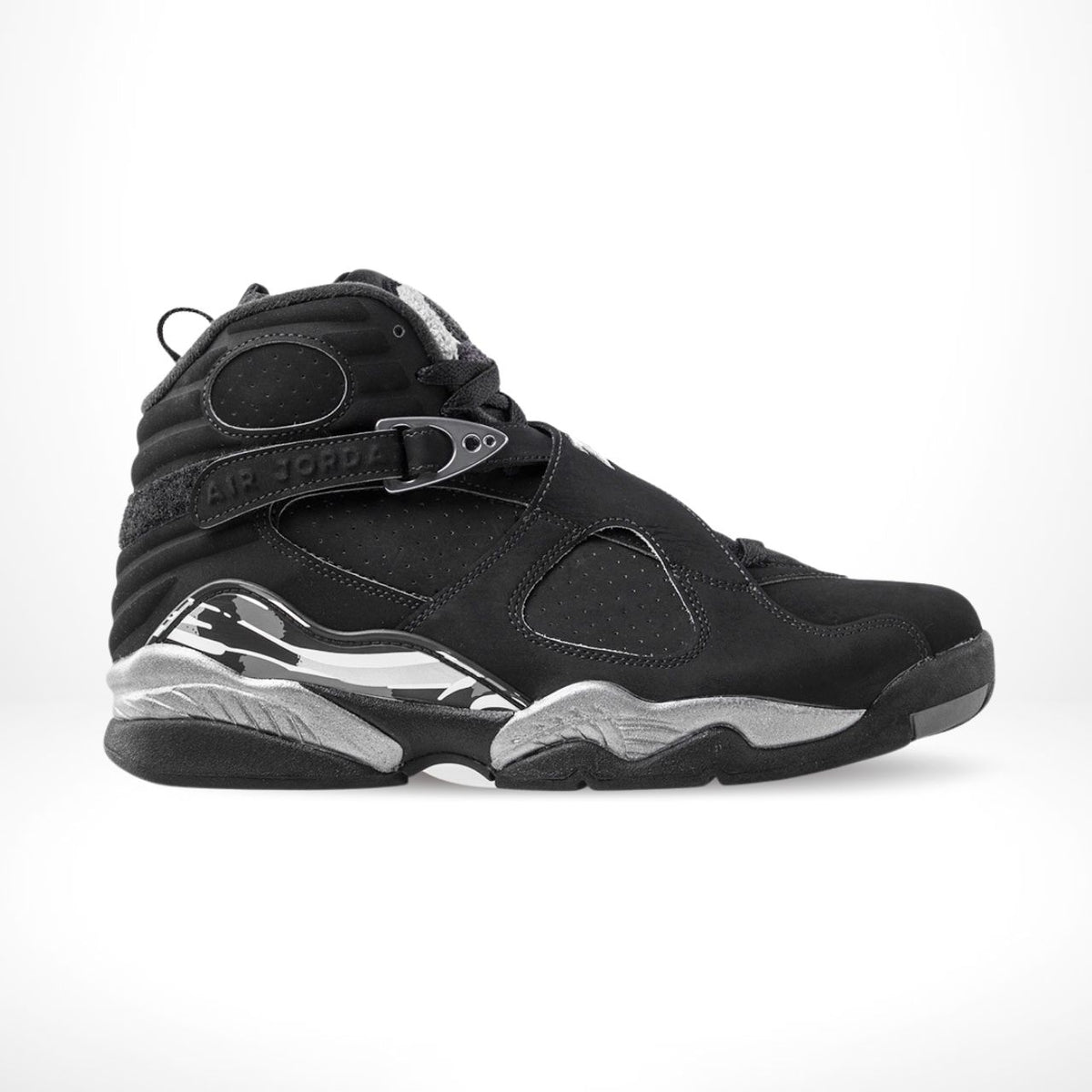 Air Jordan 8 Retro Chrome Triple Black