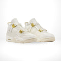 Air Jordan 4 Sail Metallic Gold